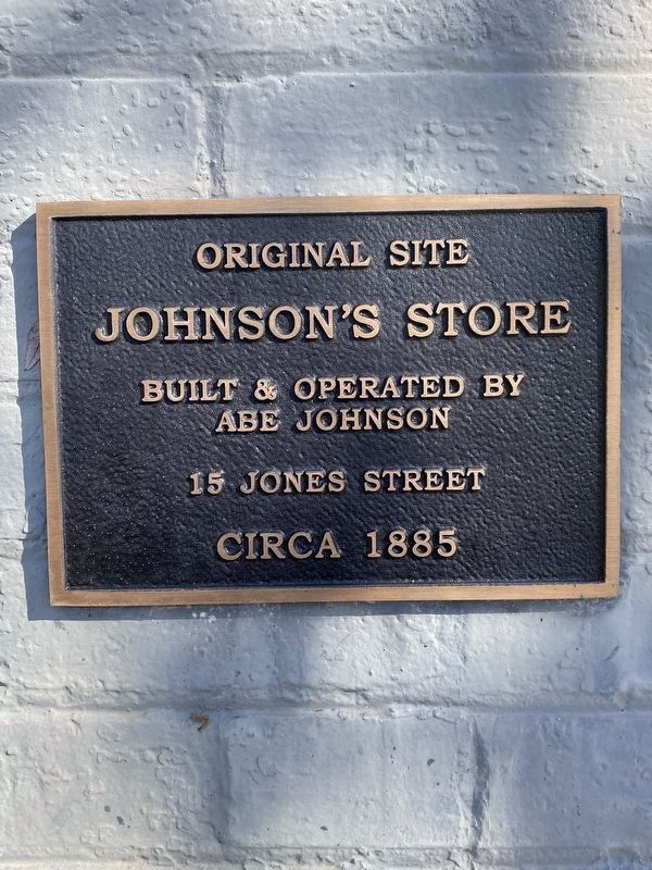 15 Jones Street Marker image. Click for full size.