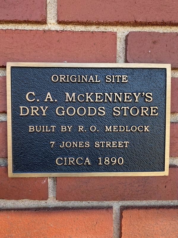 7 Jones Street Marker. Click for full size. 7 Jones Street Marker image. Click for full size.