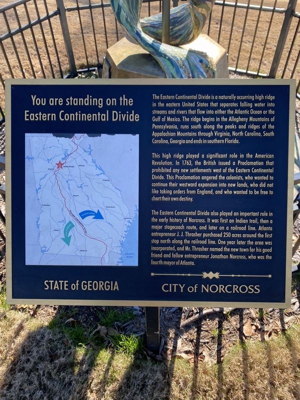 You are standing on the Eastern Continental Divide Marker image. Click for full size.