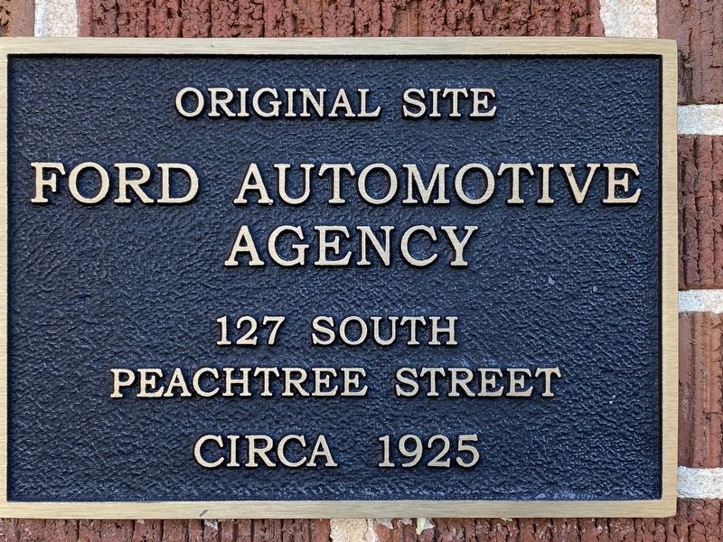 Original Site - Ford Automotive Agency Marker image. Click for full size.