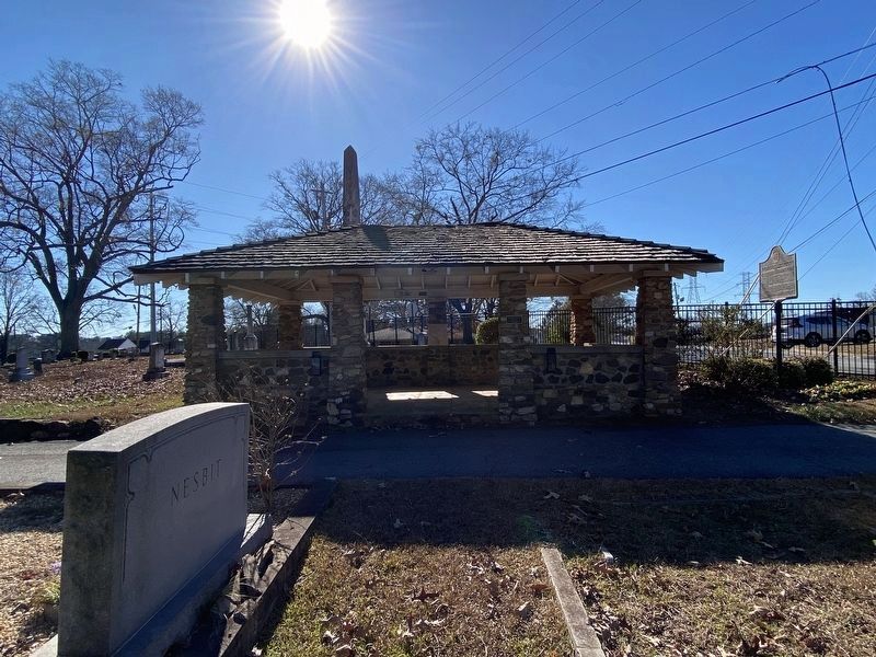 Historic Norcross City Cemetery Marker. Click for full size. Historic Norcross City Cemetery Marker image. Click for full size.