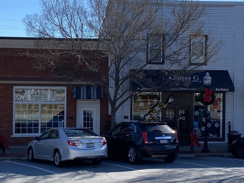 Original Site - First Bank of Norcross Marker image. Click for full size.