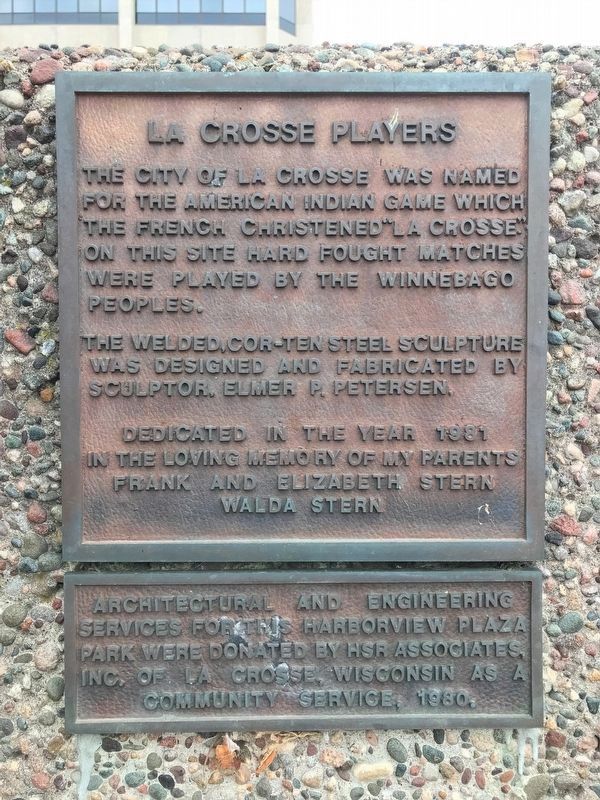 La Crosse Players Marker image. Click for full size.