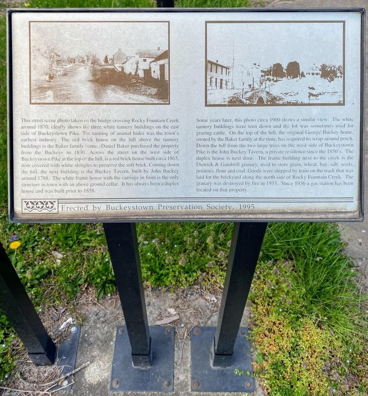 Buckeystown Marker image. Click for full size.
