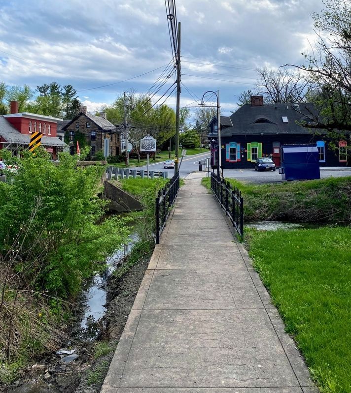 “Carrollton” Marker and Downtown Buckeystown. Click for full size. “Carrollton” Marker and Downtown Buckeystown image. Click for full size.