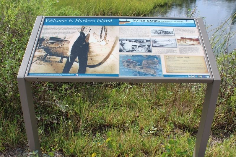 Welcome to Harkers Island… Marker. Click for full size. Welcome to Harkers Island… Marker image. Click for full size.