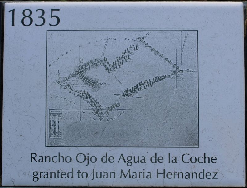 Rancho Ojo de Agua de la Coche Marker image. Click for full size.