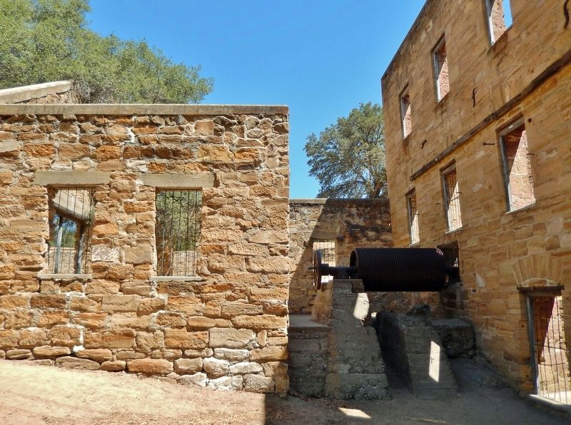 Turbine Shaft & Mill Ruins image. Click for full size.