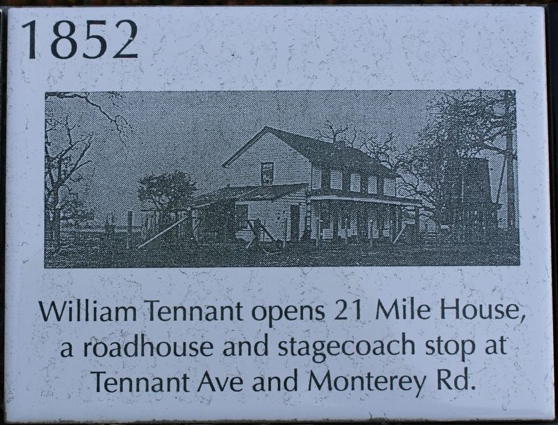 21 Mile House Marker image. Click for full size.