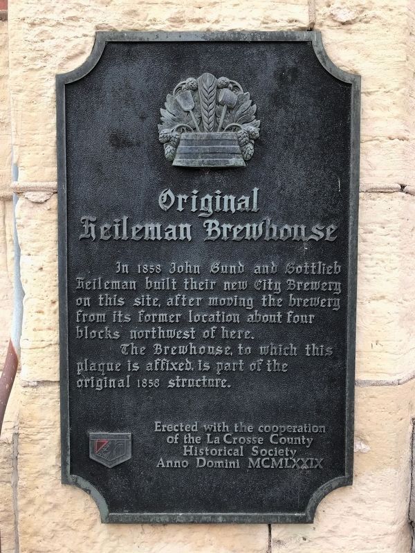 Original Heileman Brewhouse Marker. Click for full size. Original Heileman Brewhouse Marker image. Click for full size.