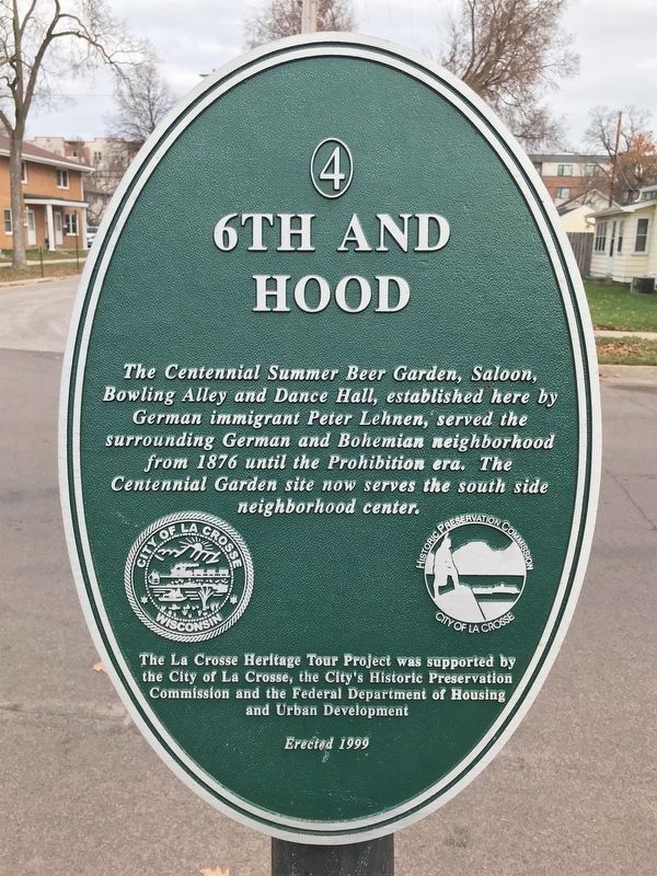 6th and Hood Marker image. Click for full size.