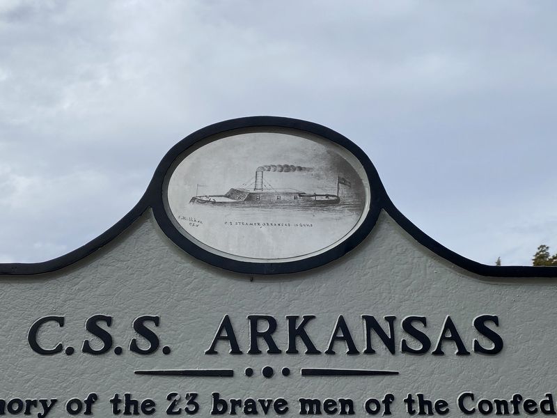 C.S.S. Arkansas Marker image. Click for full size.