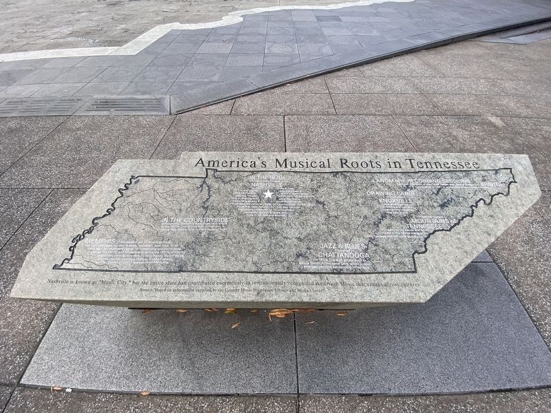 America's Musical Roots in Tennessee Marker. Click for full size. America's Musical Roots in Tennessee Marker image. Click for full size.