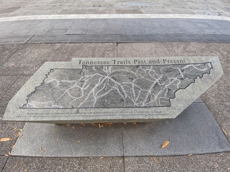 Tennessee Trails Past and Present Marker image. Click for full size.