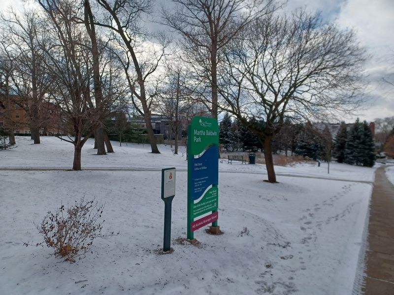 Baldwin Park Marker. Click for full size. Baldwin Park Marker image. Click for full size.