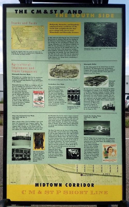 The CM&StP & the South Side Marker image. Click for full size.