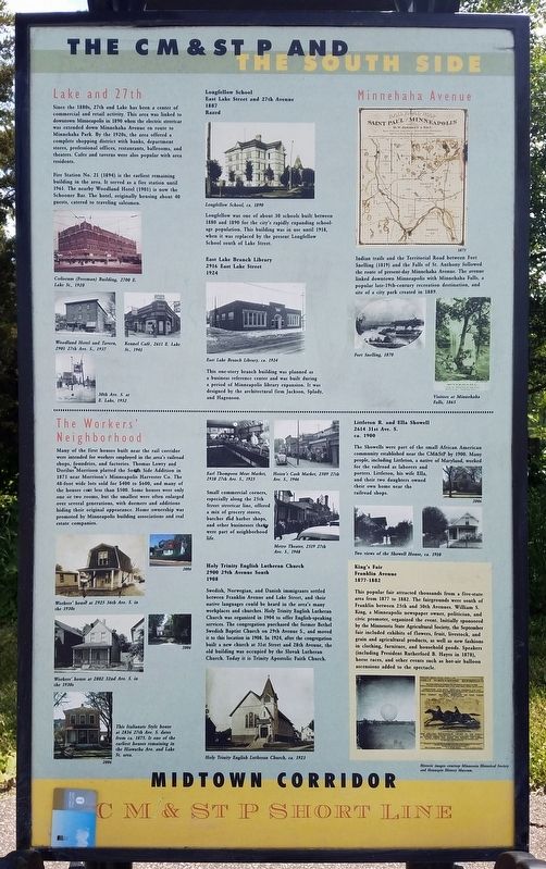 The CM&StP & the South Side Marker image. Click for full size.