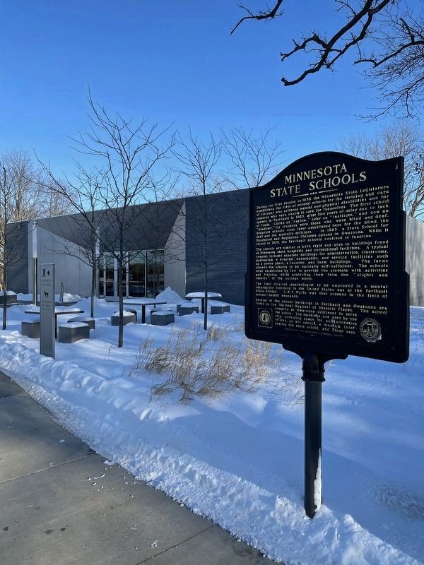 Minnesota State Schools Marker image. Click for full size.
