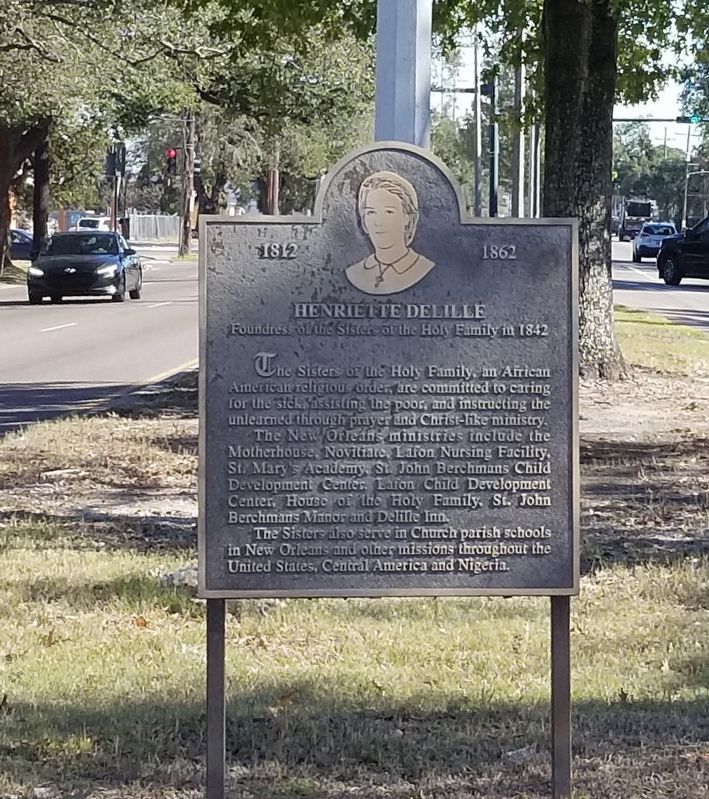 Henriette Delille Marker. Click for full size. Henriette Delille Marker image. Click for full size.