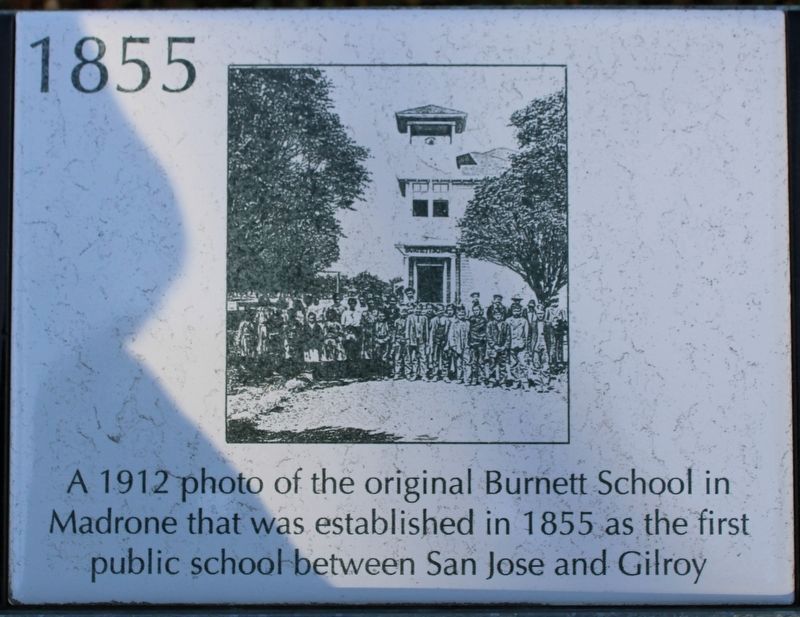 Burnett School Marker image. Click for full size.