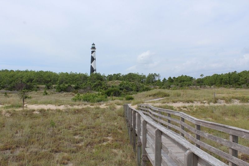 Cape Lookout Lighthouse. Click for full size. Cape Lookout Lighthouse image. Click for full size.
