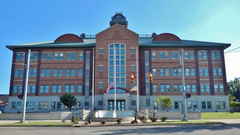 Clinton County Courthouse (<i>north elevation</i>). Click for full size. Clinton County Courthouse (<i>north elevation</i>) image. Click for full size.