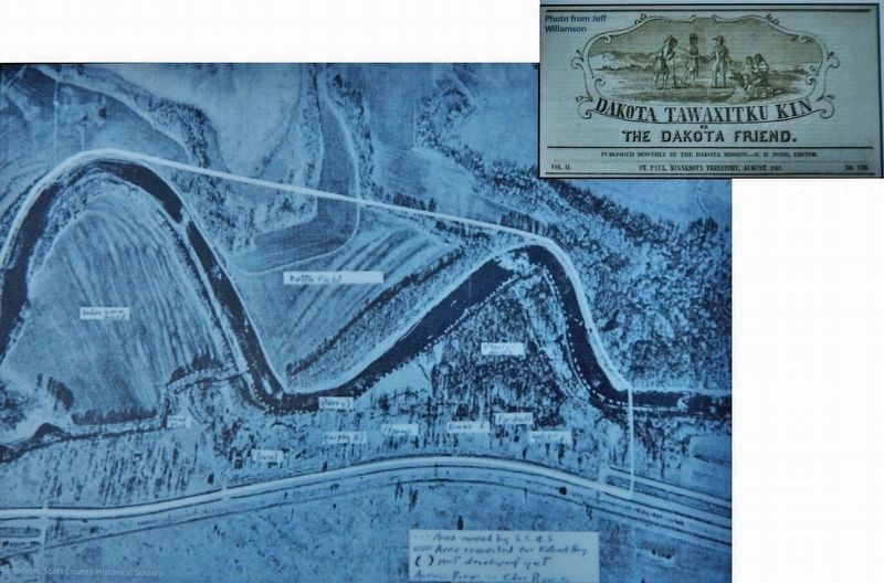 Marker detail: Minnesota River Valley. Click for full size. Marker detail: Minnesota River Valley image. Click for full size.