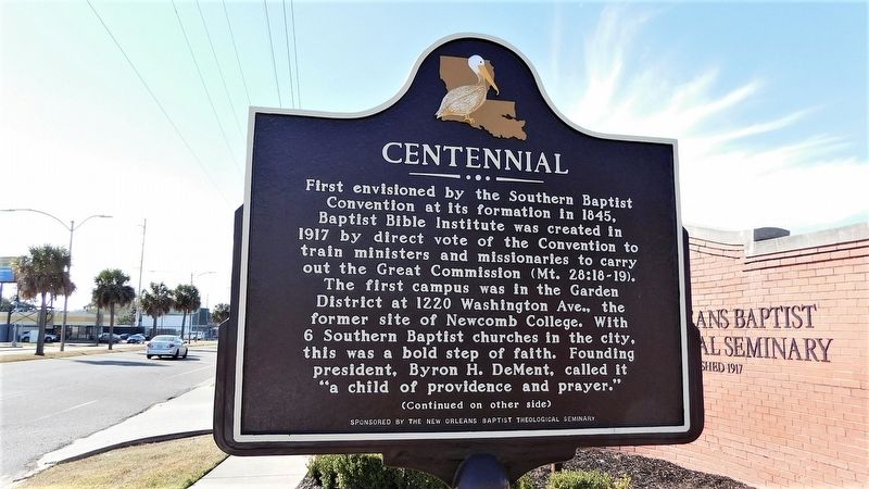 Centennial Marker. Click for full size. Centennial Marker image. Click for full size.