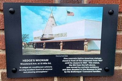 Hedge's Wigwam Marker. Click for full size. Hedge's Wigwam Marker image. Click for full size.