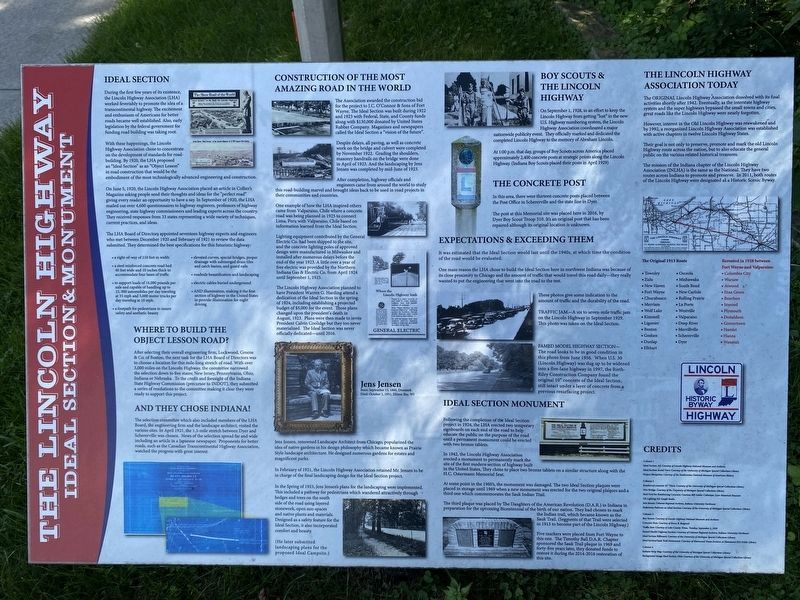 The Lincoln Highway Marker. Click for full size. The Lincoln Highway Marker image. Click for full size.