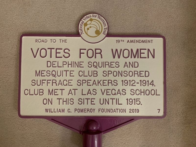 Votes for Women Marker image. Click for full size.