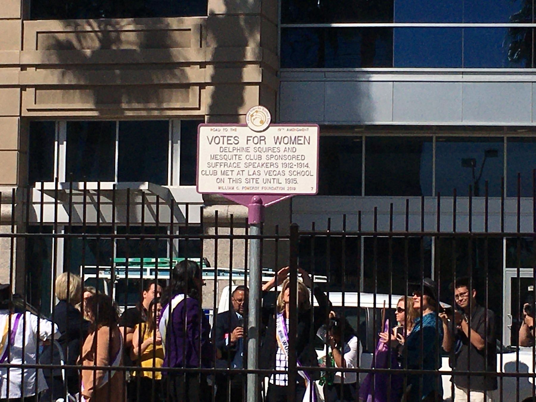 Votes for Women Marker image. Click for full size.