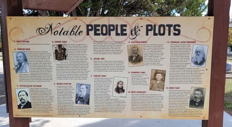 Notable People & Plots Marker image. Click for full size.