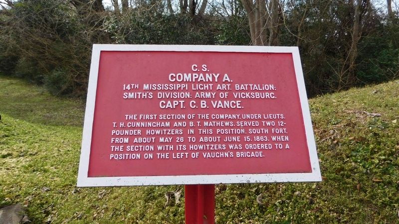 <small>C.S.</small> Company A, Marker image. Click for full size.