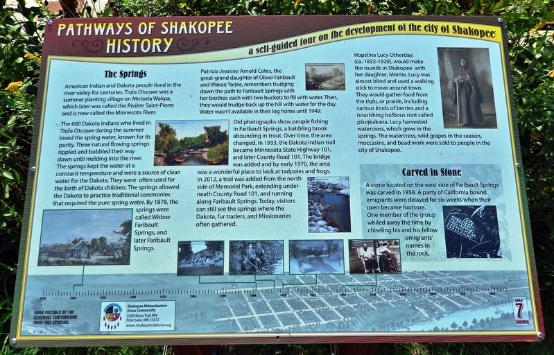 The Springs Marker. Click for full size. The Springs Marker image. Click for full size.