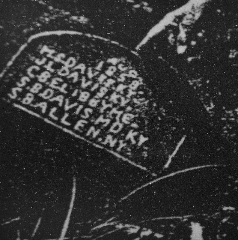 Marker detail: Carved in Stone. Click for full size. Marker detail: Carved in Stone image. Click for full size.