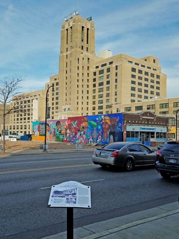 Marker southwest of Midtown Global Market image. Click for full size.