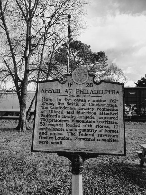 Affair at Philadelphia Marker image. Click for full size.