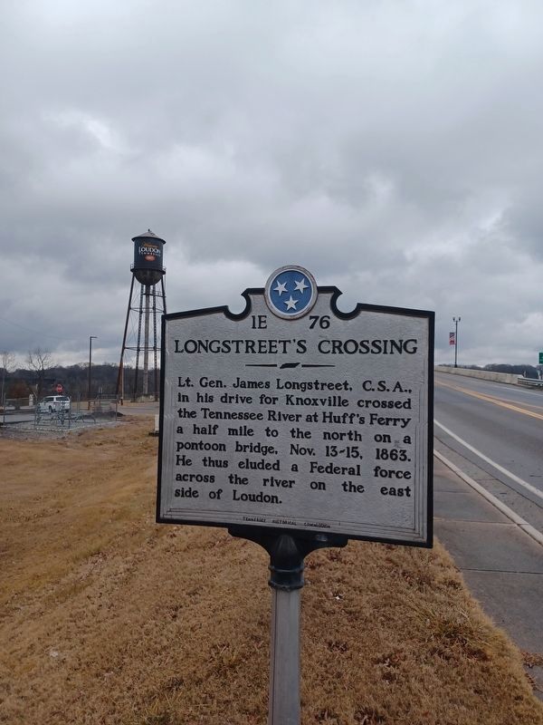 Longstreet's Crossing Marker image. Click for full size.