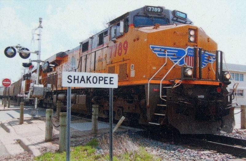 Marker detail: Modern Diesel Locomotive image. Click for full size.