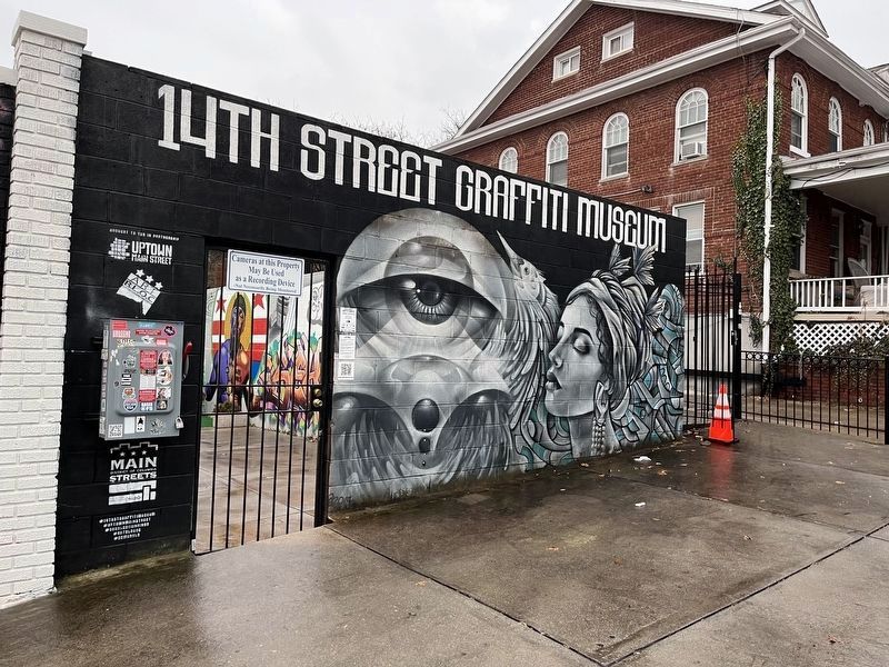 14th Street Graffiti Museum Gate image. Click for full size.