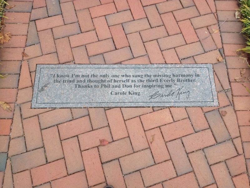 The Everly Brothers Marker. Click for full size. The Everly Brothers Marker image. Click for full size.