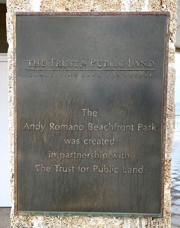The Trust for Public Land Plaque image. Click for full size.