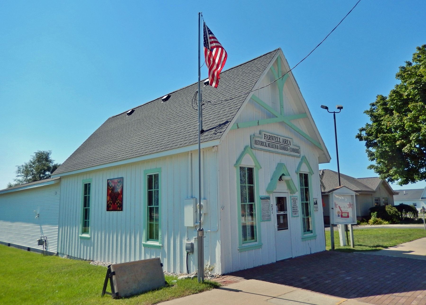 Farwell Area Historical Museum (<i>northeast elevation</i>) image. Click for full size.