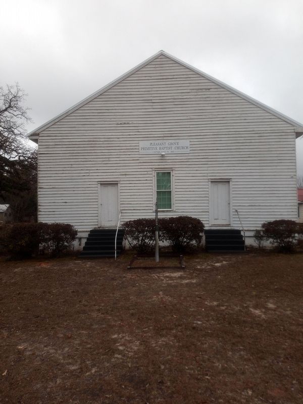 Pleasant Grove Primitive Baptist Church Marker image. Click for full size.