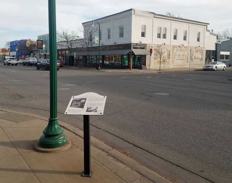 Marker facing Ingebretsen's Scandinavian Gifts and Foods from the opposite corner image. Click for full size.