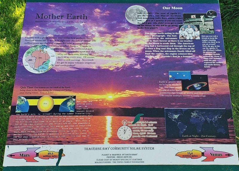 Mother Earth Marker. Click for full size. Mother Earth Marker image. Click for full size.