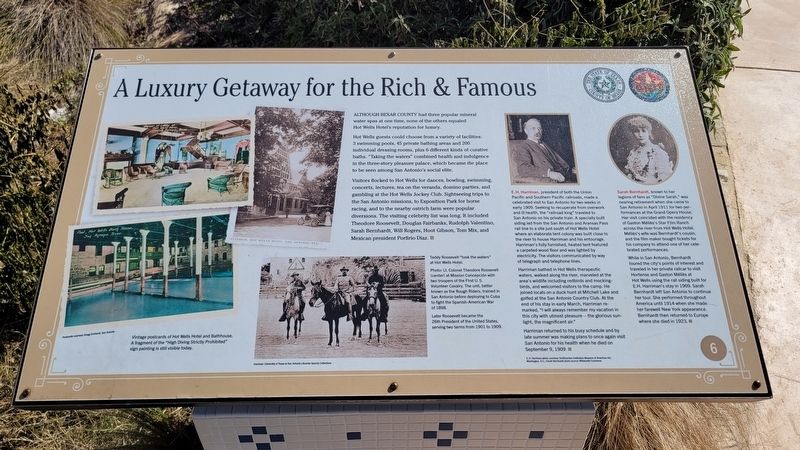A Luxury Getaway for the Rich & Famous Marker image. Click for full size.