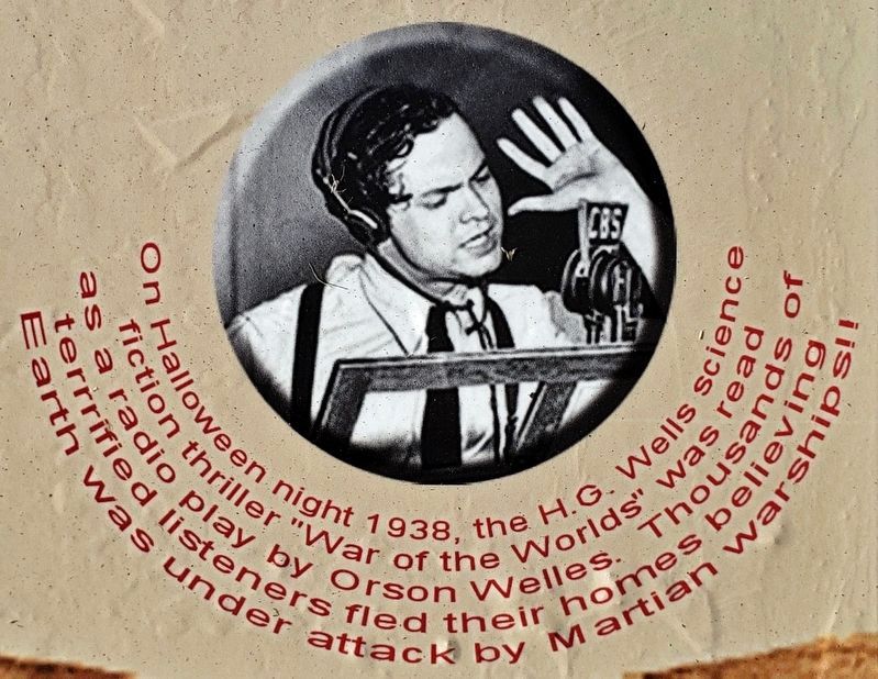 Marker detail: �War of the Worlds� image. Click for full size.