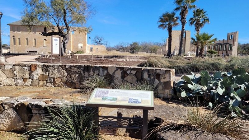The Hot Wells Hotel Marker and Bathhouse Ruins. Click for full size. The Hot Wells Hotel Marker and Bathhouse Ruins image. Click for full size.
